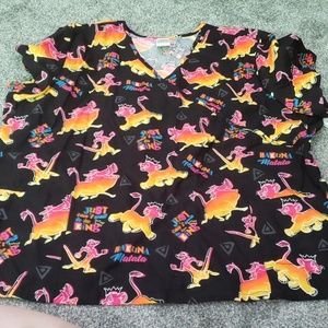 Lion King scrub top